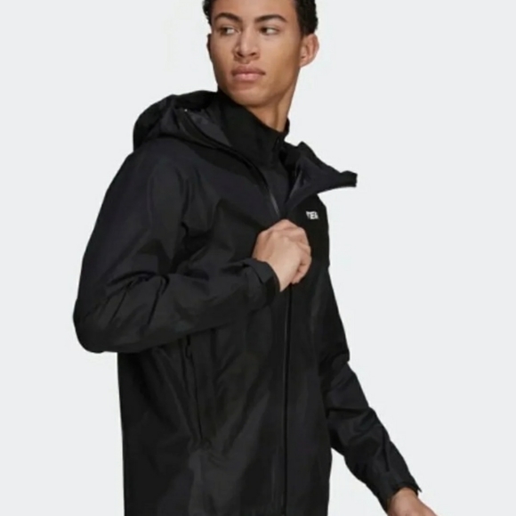 Adidas Jackets \u0026 Coats | Adidas Terrex Primeknit Rain Ready Jacket | Color: Black | Size: S | Bellafantasy's Closet